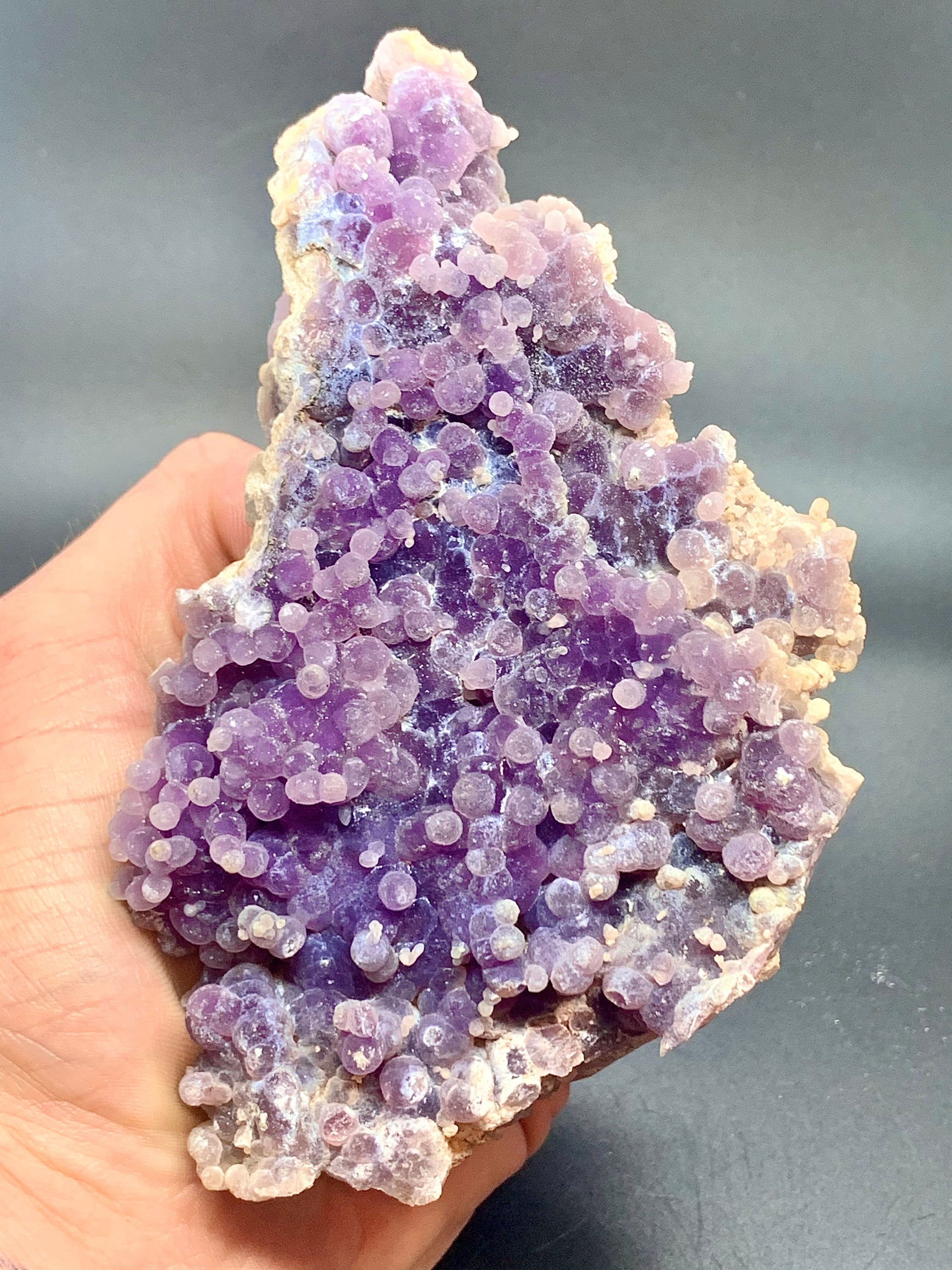 Large grape agate cluster store - botryoidal amethyst