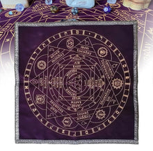 Load image into Gallery viewer, Elemental Chakra Crystal Grid Altar Cloth
