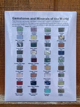 Load image into Gallery viewer, Gemstones and Minerals of the World Identification Card
