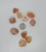 Load image into Gallery viewer, Carnelian Tumbled Gemstones
