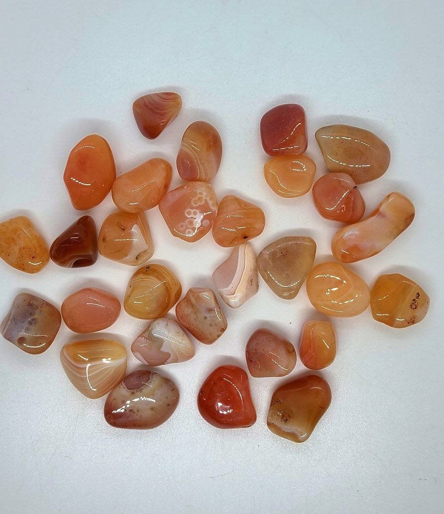 Carnelian Tumbled Gemstones