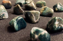 Load image into Gallery viewer, Green Moss Agate Tumbled Polished Stones Natural Crystal Gemstones
