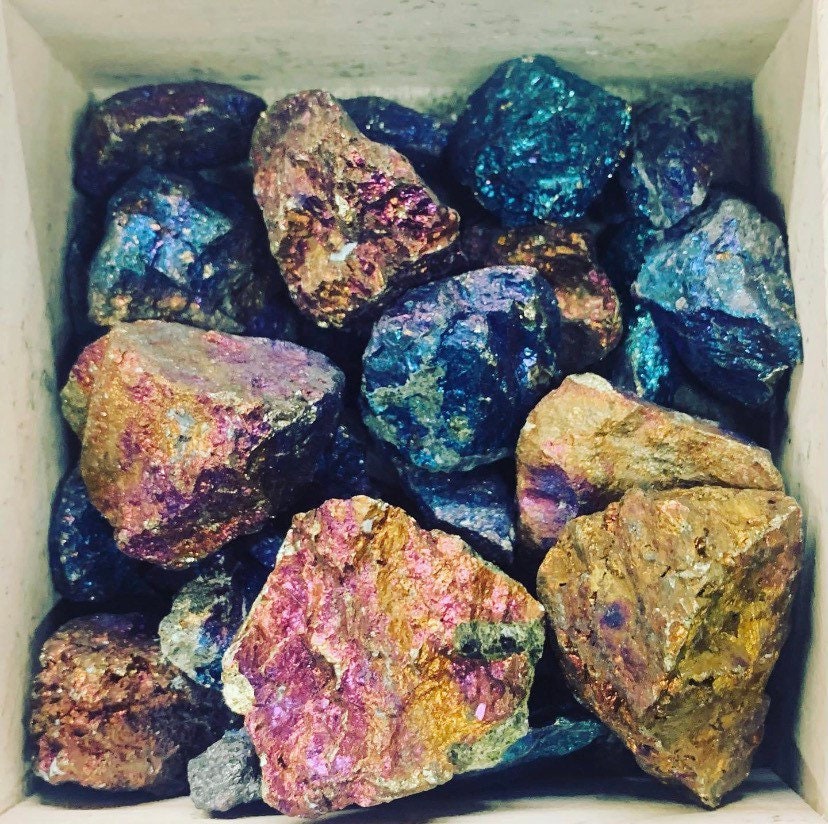 Natural Rough Chalcopyrite Chunks