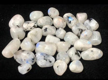 Load image into Gallery viewer, Rainbow Moonstone Tumbled Polished Stones Natural Crystal Gemstones
