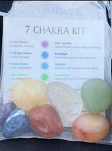 Load image into Gallery viewer, 7 Chakra Crystal Kit -Balance, Align, Recharge
