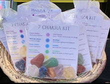 Load image into Gallery viewer, 7 Chakra Crystal Kit -Balance, Align, Recharge
