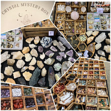 Load image into Gallery viewer, Good Karma Crystal Mystery Surprise Box / Crystals, Trolls, Herbs, Jewelry, Essential Oils, Incense, Candles
