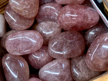 Load image into Gallery viewer, Strawberry Quartz Tumbled Stones (Natural Crystal Gemstones)
