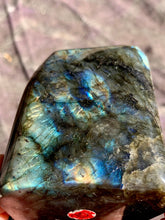 Load image into Gallery viewer, Labradorite Freeform - Gold Blue Purple Flash - 2 lb 4 oz
