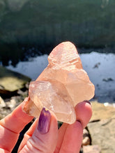 Load image into Gallery viewer, Raw Red Calcite Crystal Cluster - Rainbow Inclusions - Unique, Natural Specimen
