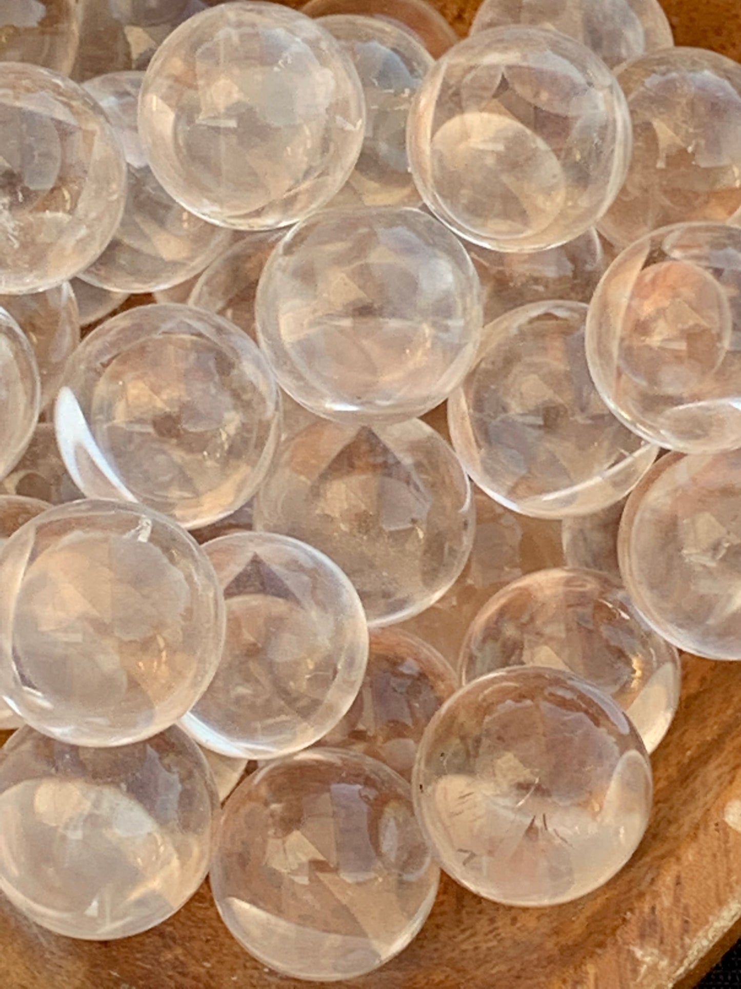 Clear Quartz Crystal Mini Spheres / High Quality