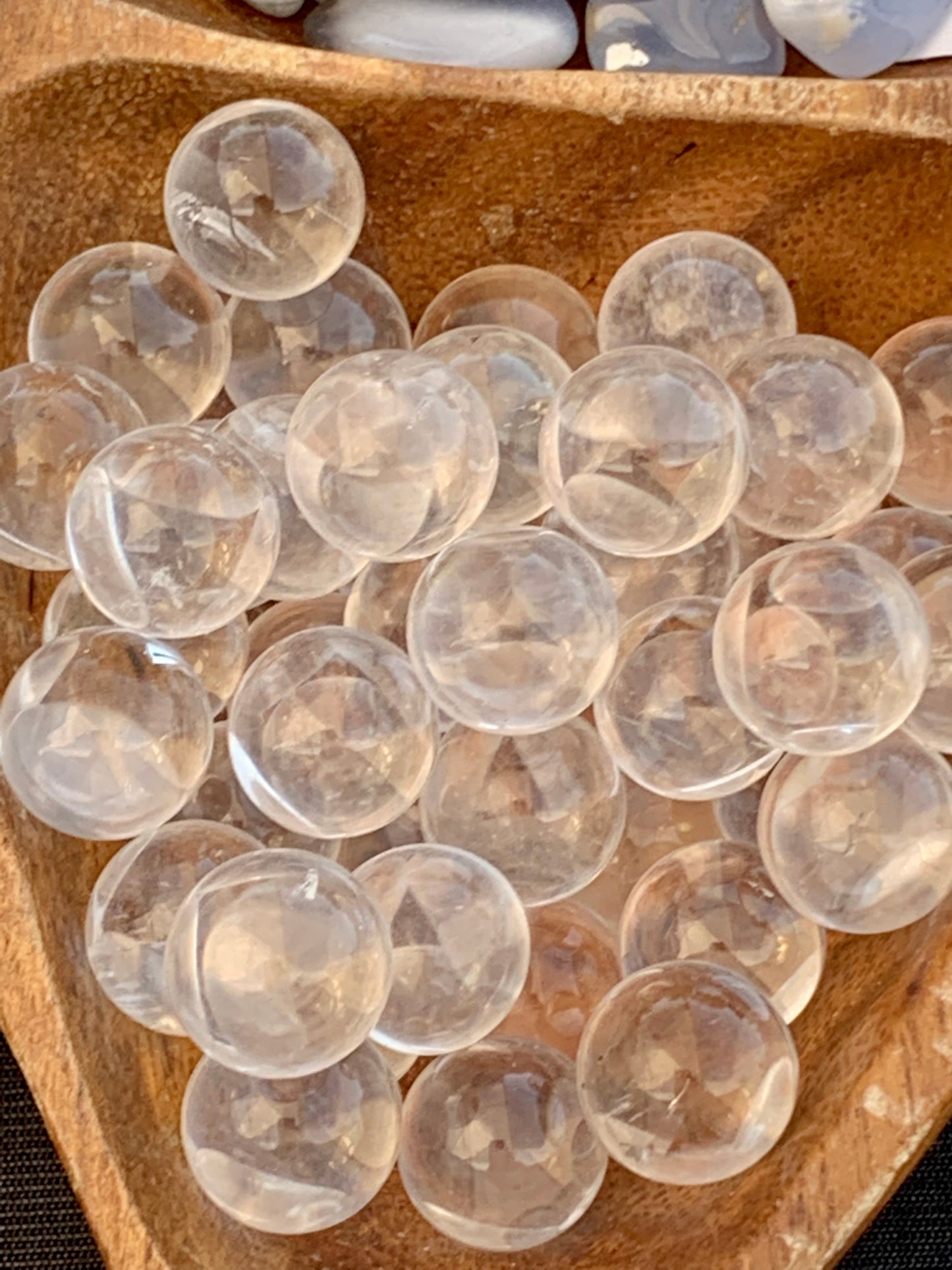 Clear Quartz Crystal Mini Spheres / High Quality