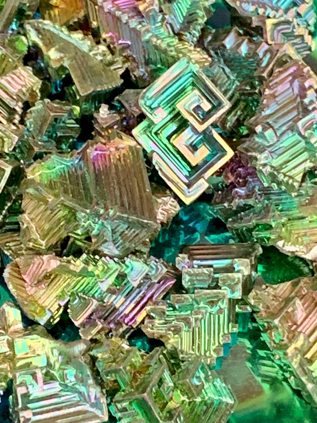 Bismuth Metal Crystal Specimen